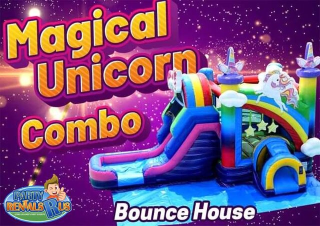 Magical Unicorn Combo Bounce House