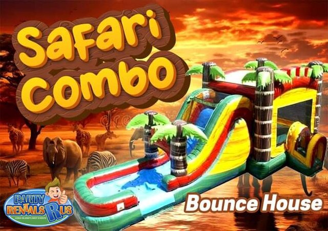 Safari Combo Bounce House