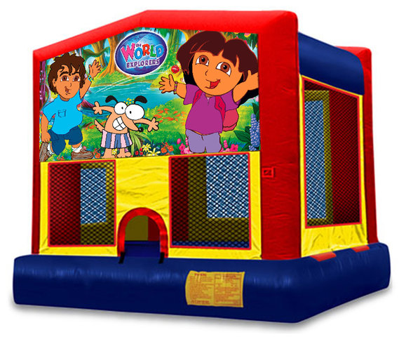 The World  Explorer Bounce House