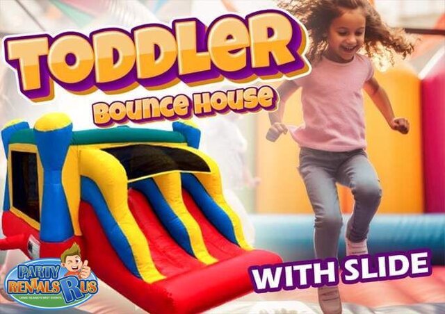 Toddler Castle Bounce House with Slide