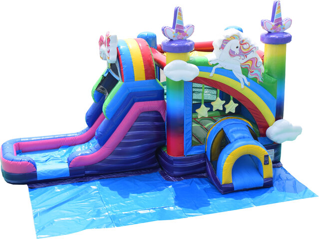 Magical Unicorn Combo Bounce House
