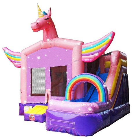 Unicorn Combo Bounce House Rentals | PartyRentalsAreUs.com Long Island NY