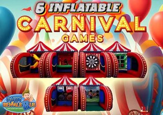6 Inflatable Carnival Games Package 