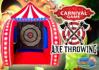 Carnival Game Axe Throw