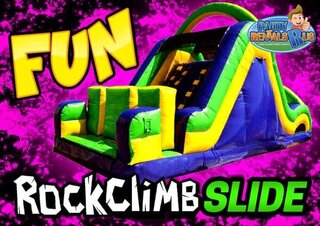 Fun Run Rock Climbing Slide
