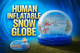 Human Inflatable Snow Globe