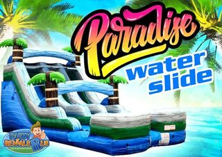 Double Lane Paradise Water Slide