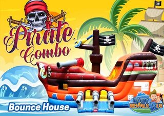 Pirate ship Combo Bounce House<p>(<span style='color: ##9900ff;'><span style='color: #9900ff;'>Dry Only</span>)</p>