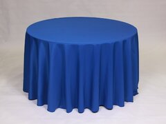 Royal Blue 120in Round Linen