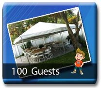 High Peak Frame Tent Package for 100 Guests