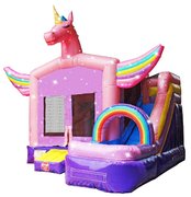 Unicorn Bounce House Combo