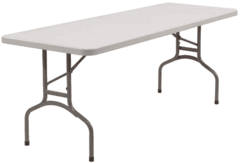 8 ft rectangular table