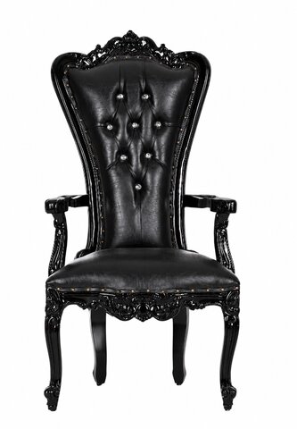 Black Throne Chair 