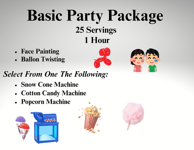 Basic Party Package