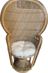 Vintage peacock chair 