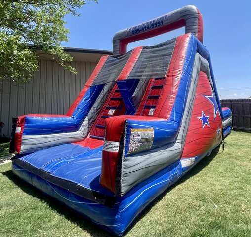 America the Great 16' Double Lane Wet/Dry Slide