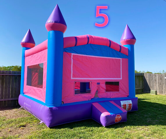 Pink Bouncy Castle 5