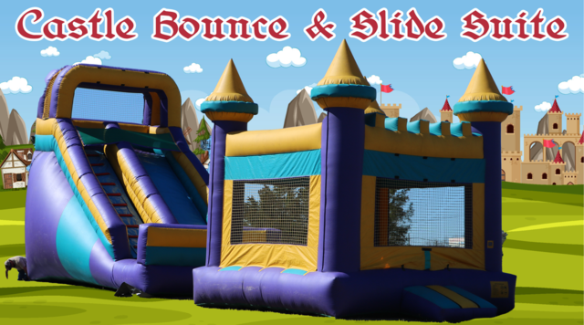 Castle Bounce House & Slide Suite
