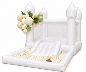 Classic White Bounce House 