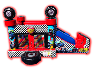 Monster Truck Toddler with Mini Slide