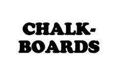 Chalkboards