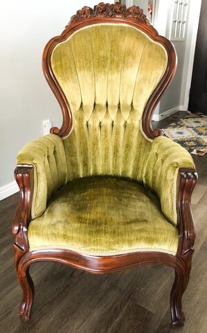 Vintage Apple Green Chair