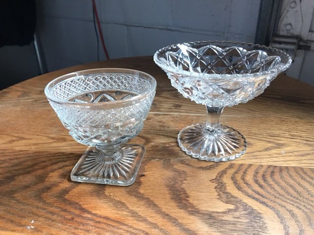 Vintage Glass Dish Assorted