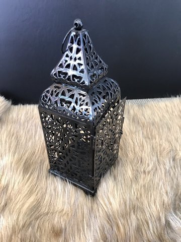 Lantern Black Ornate