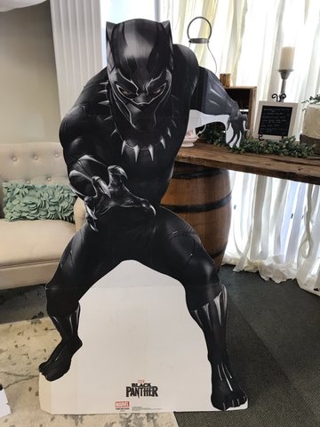 Cardboard Cutout Black Panther