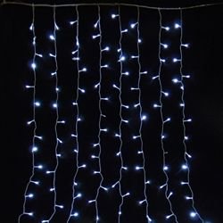 LED Light Curtain 10FT Bright White