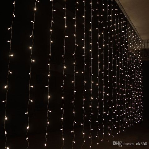 LED Light Curtain 7FT Warm White