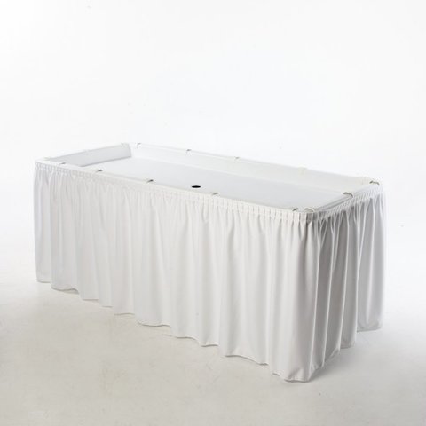 Fill & Chill Table Skirt White