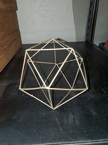 Gold Geometric Terrariums