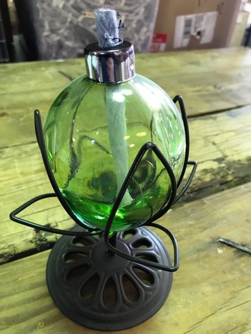 Lantern Green Fuel Tiki Torch