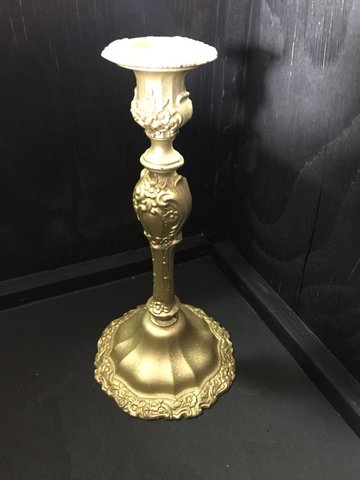 Candlestick Large Sparkle Gold