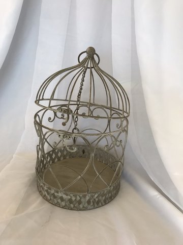 Bird Cage Gray Round