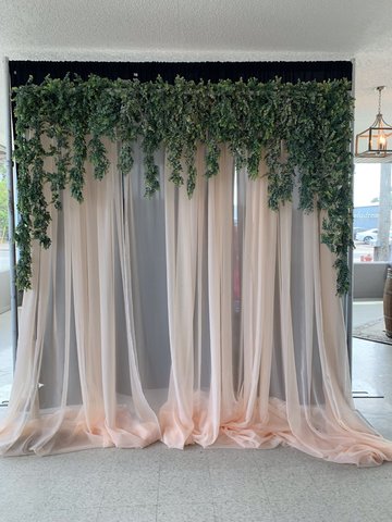 Peach Fabric Backdrop - Fabric Only