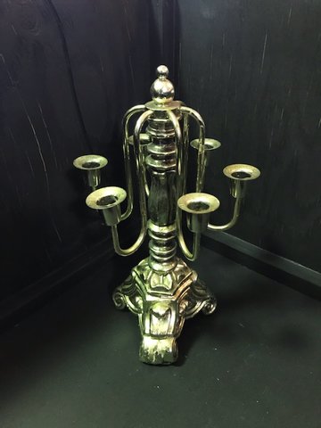 Candelabra Antique Silver 