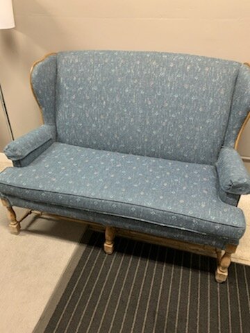 Settee Vintage Blue