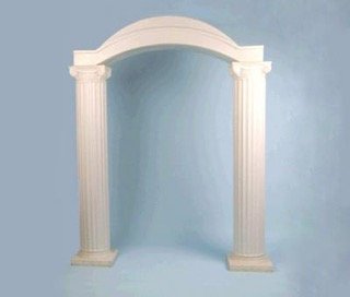 White Corinthian Arch Round