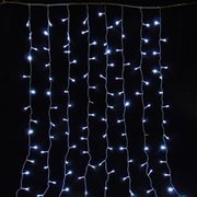 LED Light Curtain 21FT Bright White