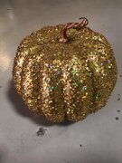 Pumpkin Gold Sequin