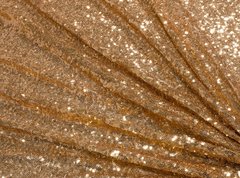 132" Round Sequin Gold