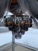 Charcoal Glass Chandelier