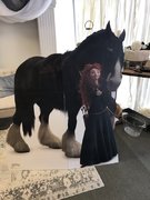 Cardboard Cutout Merida & Angus