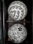 Decorative Balls Black & White