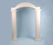 White Corinthian Arch Round