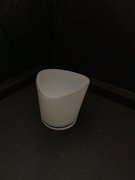 White Glass Votive Holder