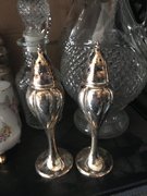 Vintage Silver Salt & Pepper Shakers