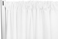 Curtain 12ft White spandex